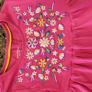 Embroidered Girls Shirt Size 7/8